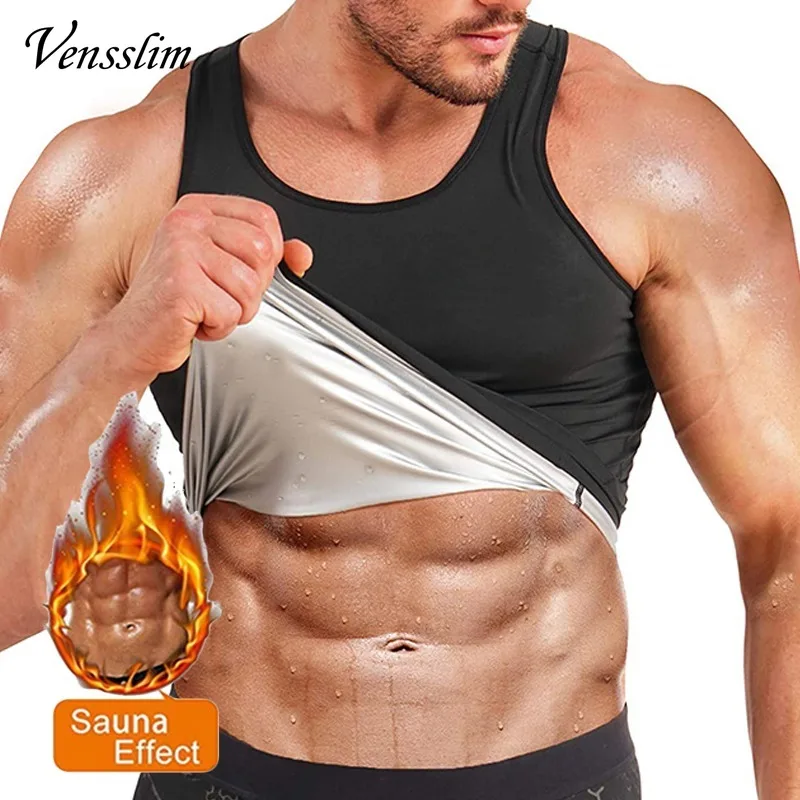 

Vensslim Hot Thermo для похудения, куртка для сауны, мужской полимерный пуловер для тренировок, формирователь тела, корсет на молнии, тренажер для талии, сжигатель жира