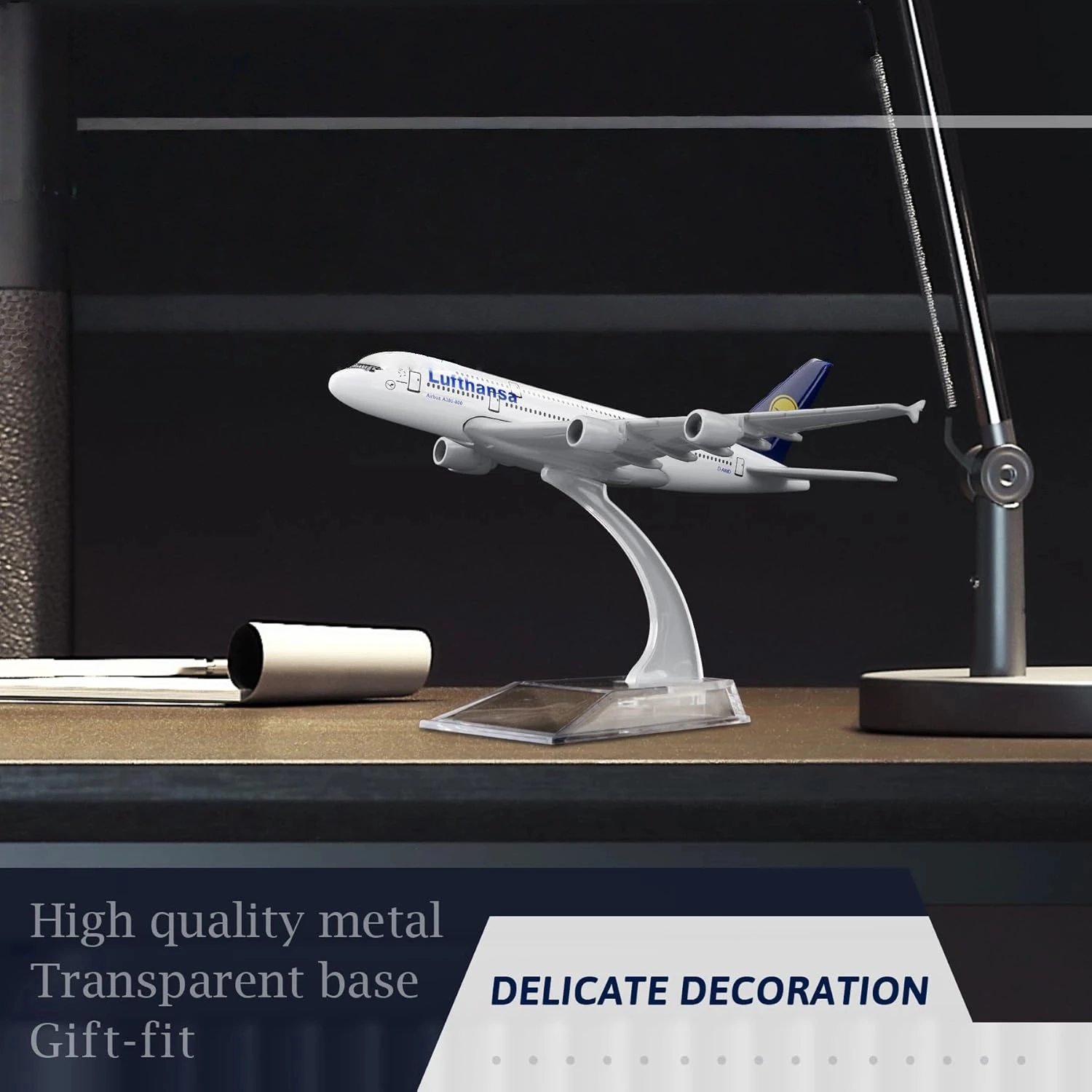 

Children Toy Model 16cm Lufthansa Airlines A380 Plane Model Airplane Model Aircraft 1:400 Diecast Metal Airplanes Gifts