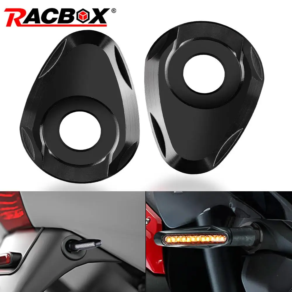 2PCS Motorcycle Turn Signal Indicator Spacer Adapter Parts For YAMAHA MT03 MT07 MT09 MT10 Tracer/Tracer 900 /FJ-09 YZF-R6 YZF-R3