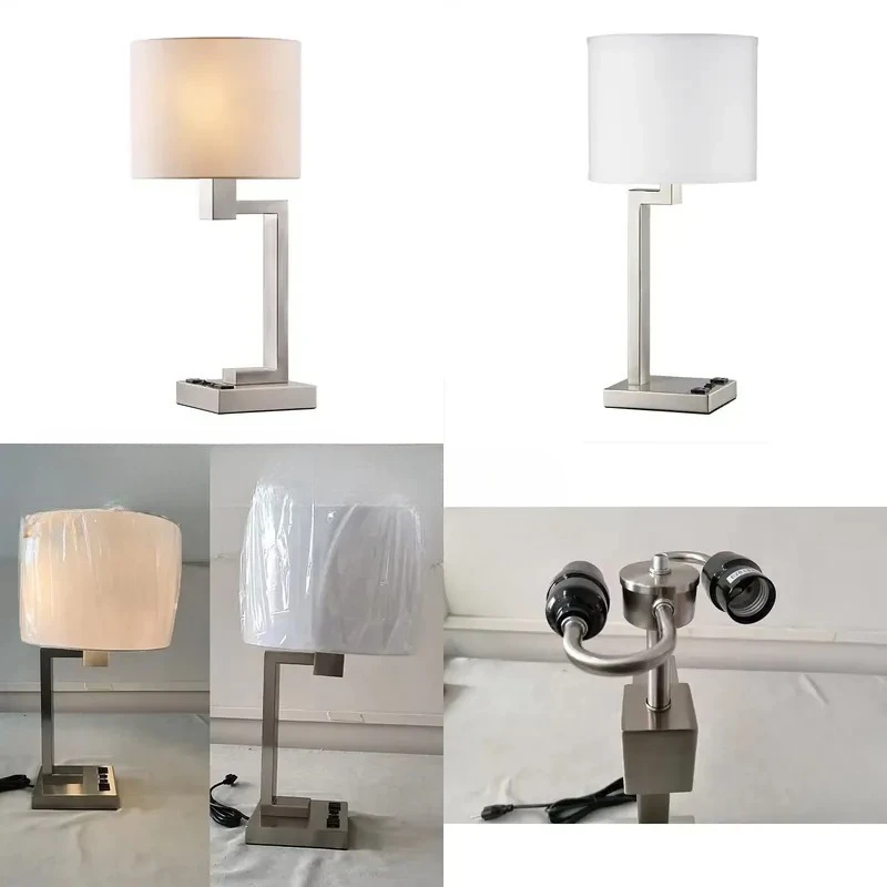 for  Simple Personalized Hotel Room Bedroom Decorative Lamp Bedside Table Lamp with Socket