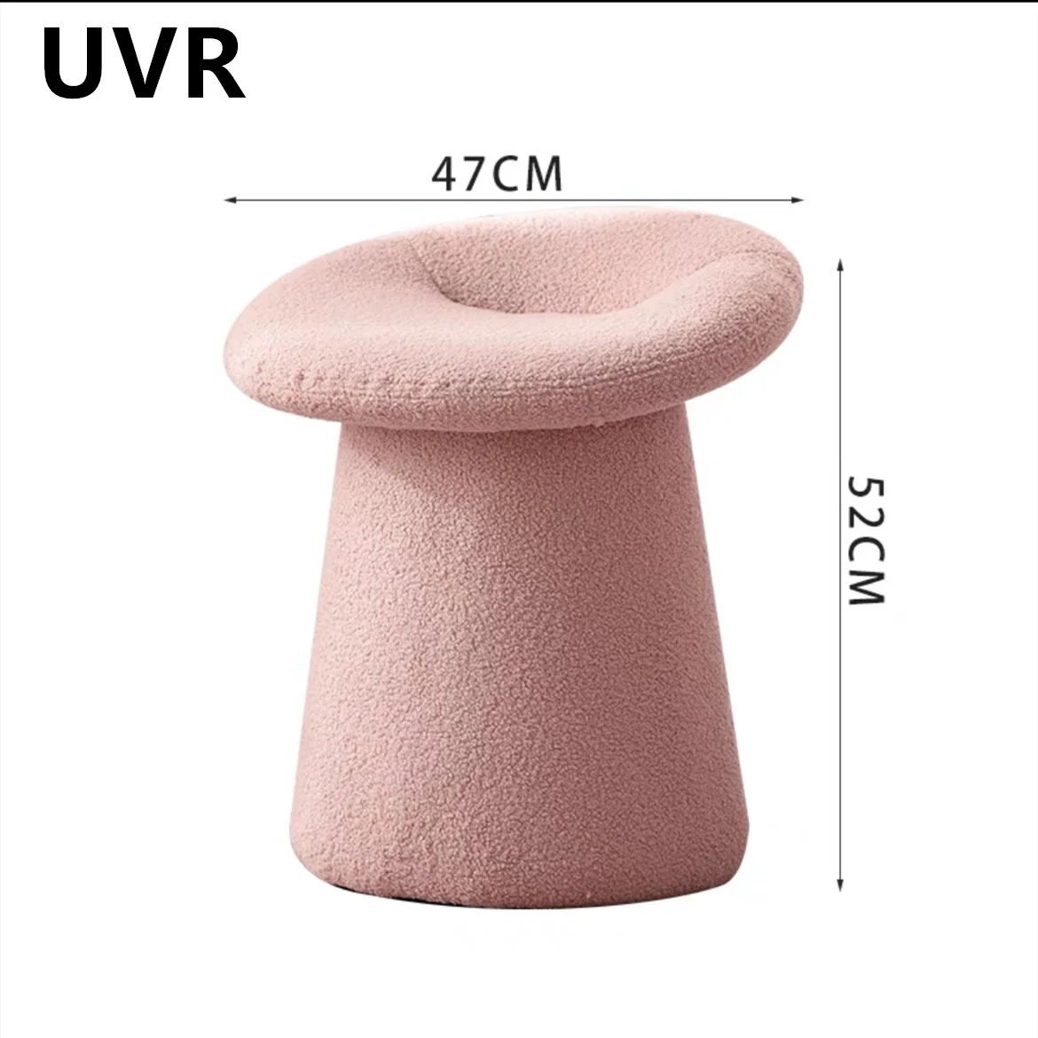 UVR Bedroom Makeup Chair Living Room Shoeshine Stool Home Dresser Chair Single Outdoor Leisure Stool Children\'s Dining Stool