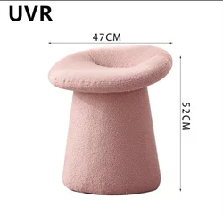 UVR Bedroom Makeup Chair Living Room Shoeshine Stool Home Dresser Chair Single Outdoor Leisure Stool Children's Dining Stool