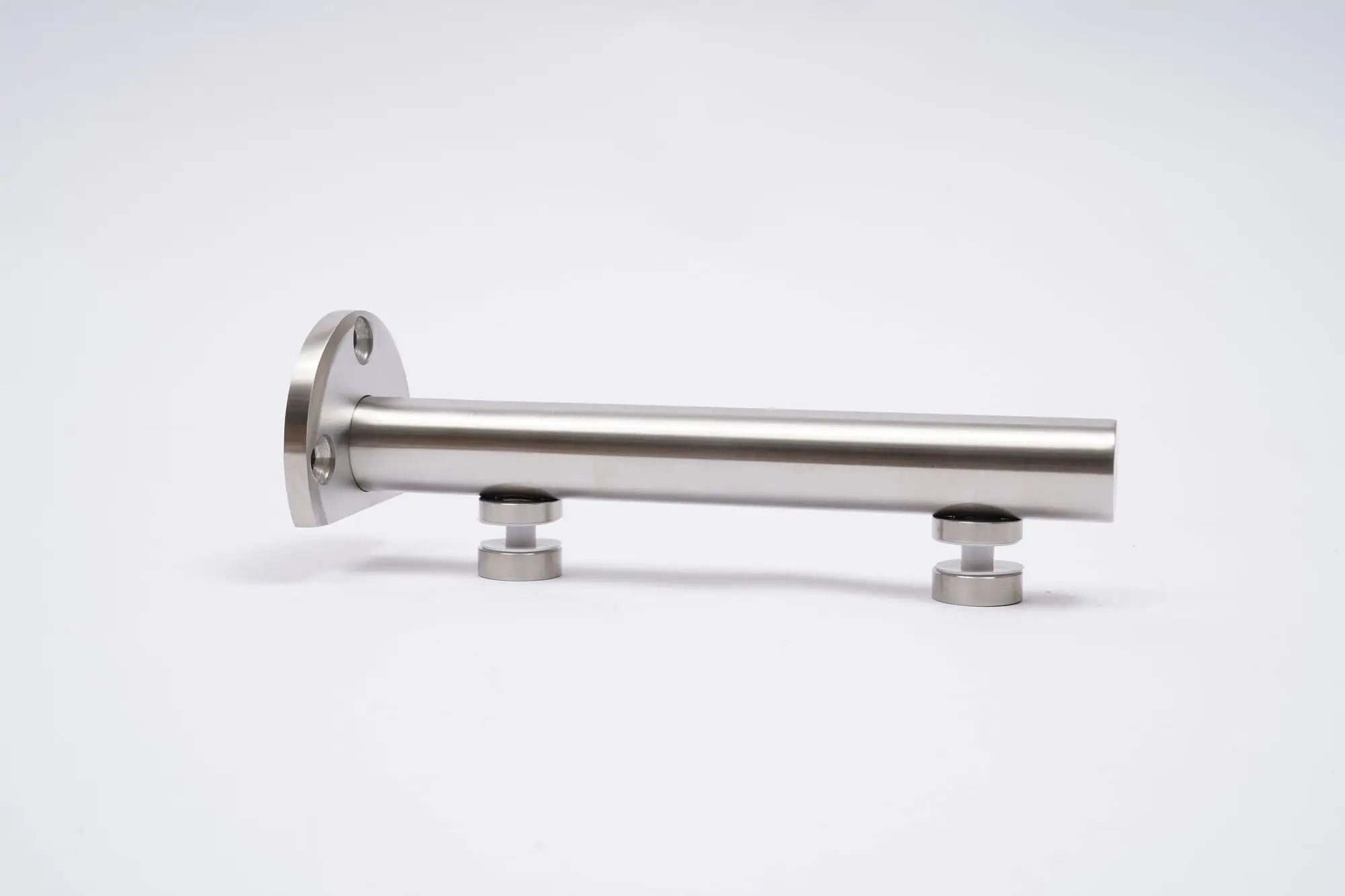 Stainless Steel Silver Modern Handrail Bracket, Handrail Column, Handrail Bracket