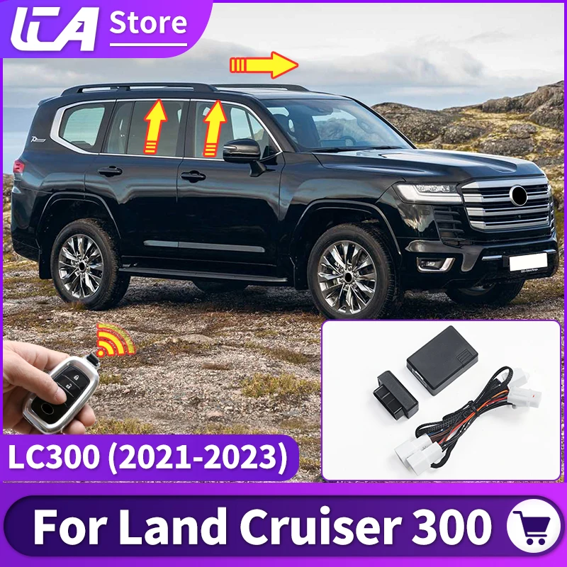 

Automatic Closed Window +Sunroof + Lock Door OBD Module For Toyota Land Cruiser 300 LC300 2021 2022 2025 Interior Accessories