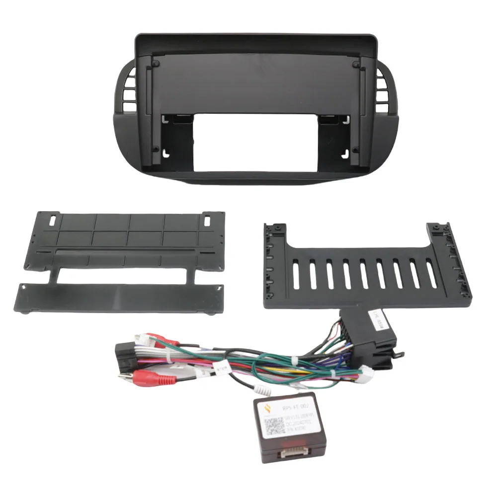 Single Double Din Car Radio Fascia for Fiat 500 Bravo 2007-2012 Stilo 2010 Installation Fascia Face Plate Panel DVD Frame