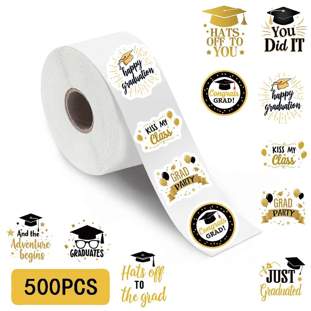 500Pcs/Rall Graduation Season Rall Sticker Motorcycle Laptop Living Funny Animals Graffiti Luggage Cartoon Harajuku Rall Sticker