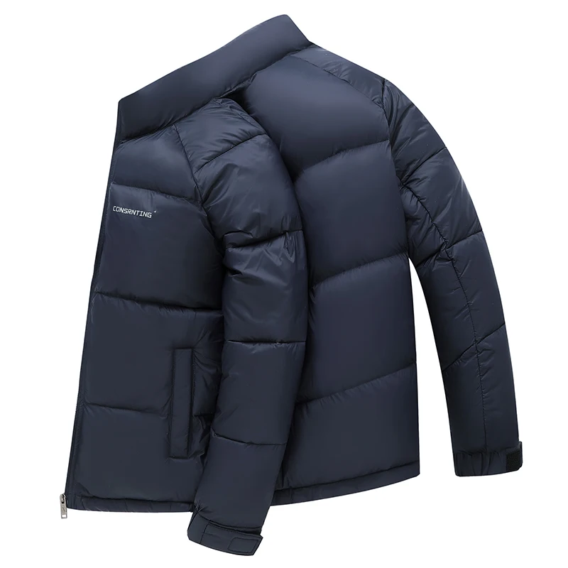 

Winter New Jacket Men's Parker Coat Winter Warm Thick Zipper Coat Men's Thick Parker Large Cap Detachable