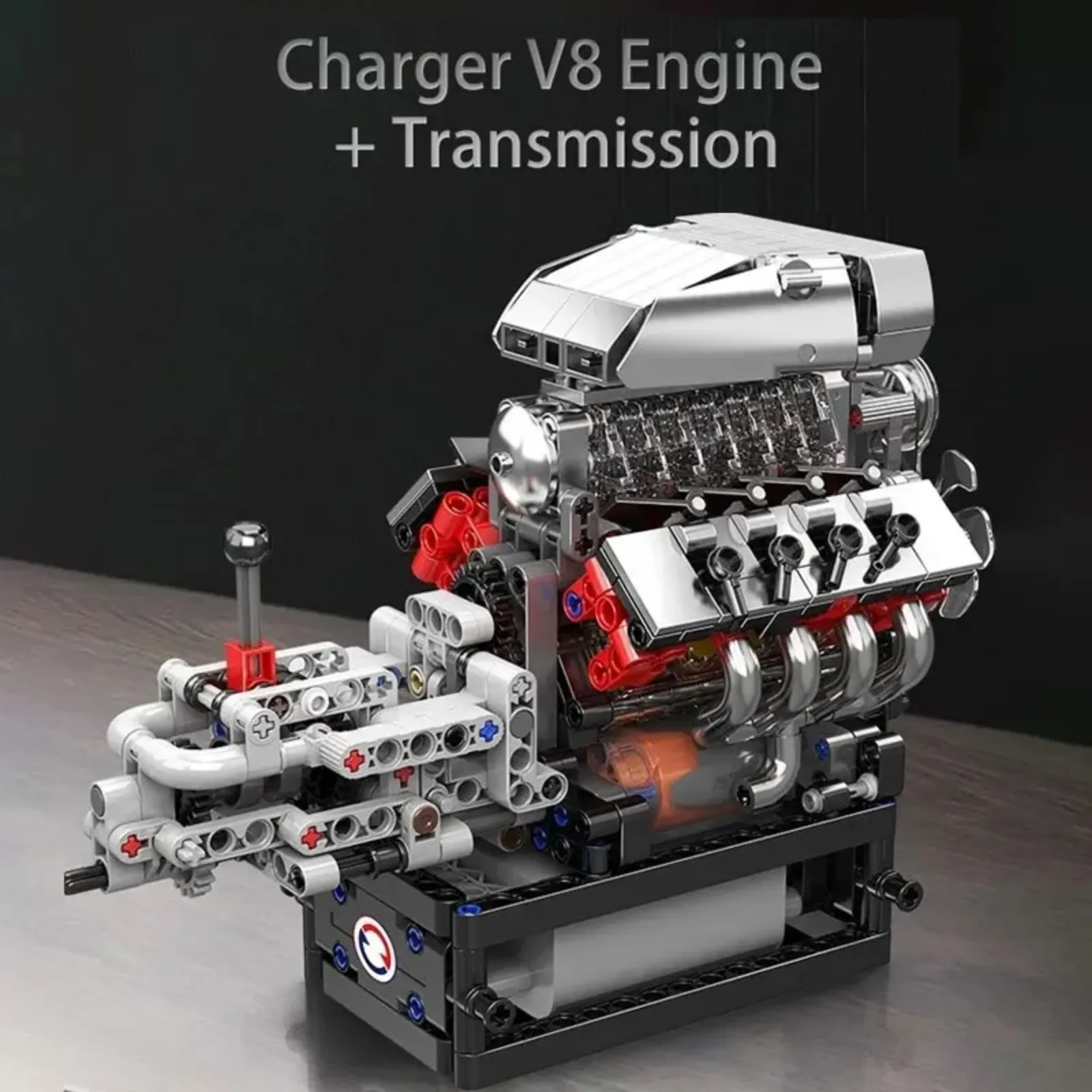 몰드 킹 10225 V8 엔진 모델 조립 키트 - 855피스 DIY 조립 브릭 세트
