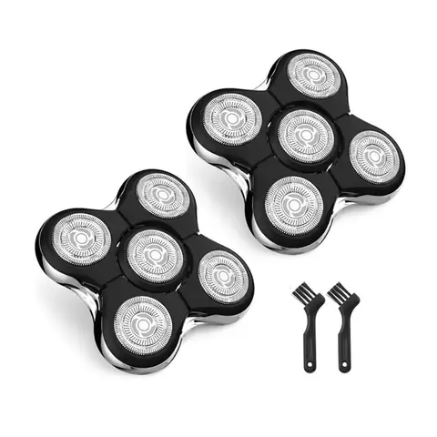 【PARTY】ใบมีดสำรองสำหรับเครื่องโกนหนวดเรมิงตัน, ใบมีดแบบรางคู่ 5 ใบ สำหรับรุ่น XR7000 Balder Pro Head Shaver