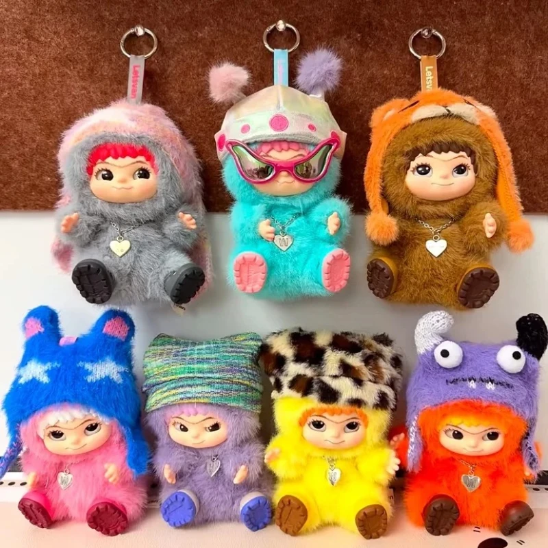 1234567 Regalo misterioso per gli amanti della moda dei capelli Giocattolo da collezione con faccia in vinile WAKUKU Serie di feste alla moda Scatola cieca Bambola di peluche fatta a mano