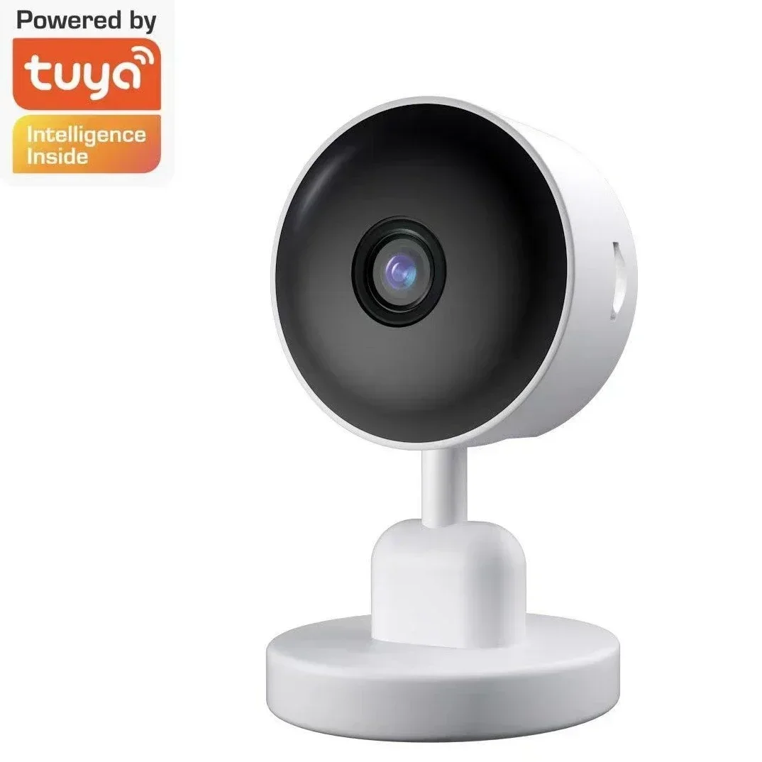 Tuya-Mini Câmera Sem Fio para Monitor de Bebê, Vida Inteligente, Segurança Doméstica, Áudio Bidirecional, Detecção de Movimento, Visão Noturna Infravermelha, Câmera IP