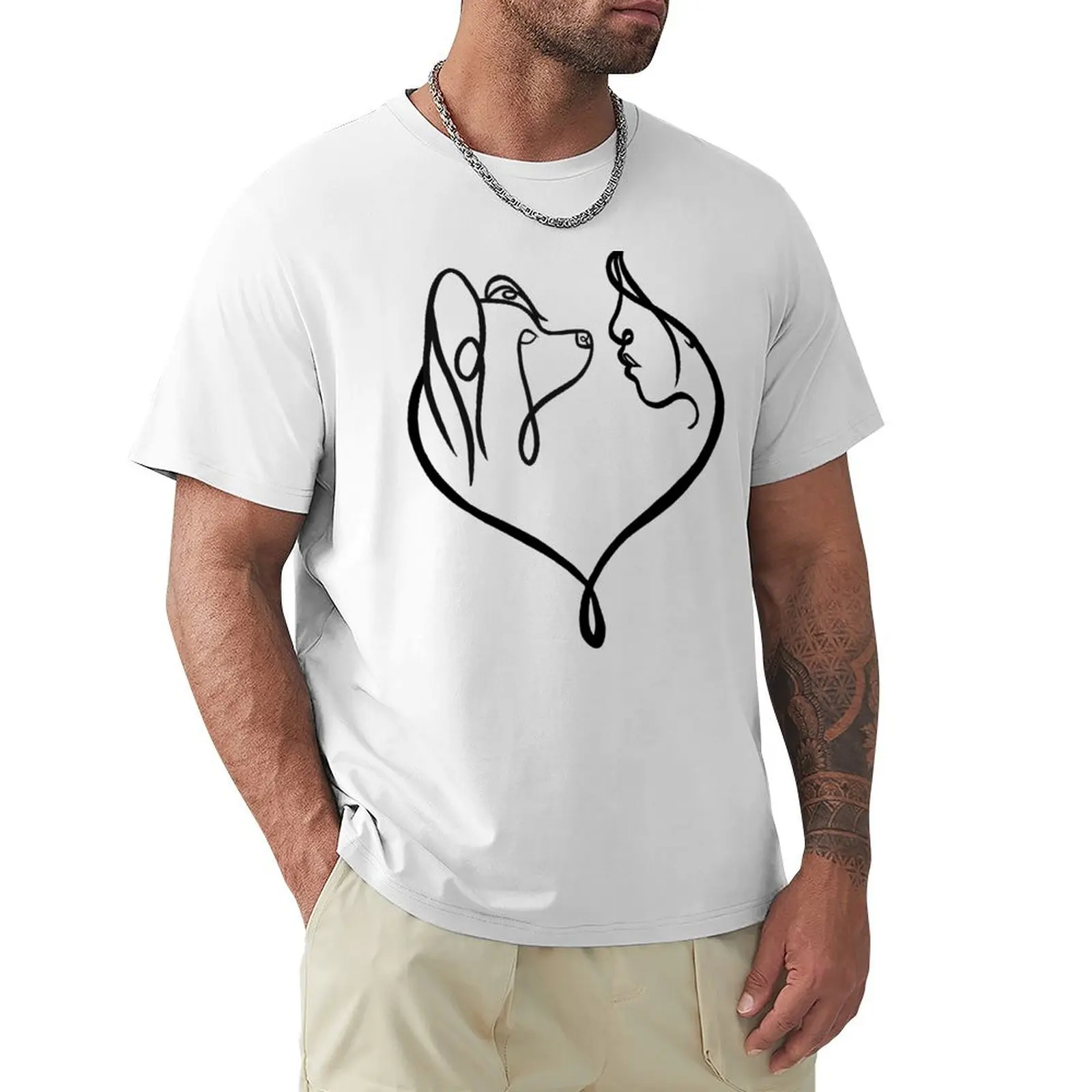 Papillon Love T-shirt blanks oversizeds plain white t shirts men