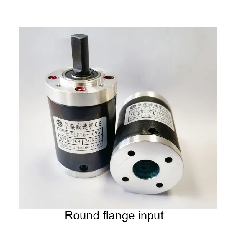 

1pcs/lot 14:1 19:1 PLA36 Planet Reducer PLG36 Planetary Gearbox for nema 17 Stepper or 36mm DC Motor Shaft Diameter 5mm