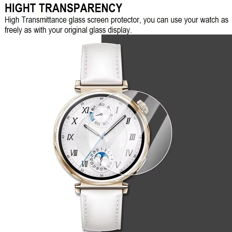 2-6 PCS Screen Protector For Huawei Watch GT 5 41MM 46MM Tempered Glass Full Cover Anti-scratch Film For huawei GT5 Accessories
