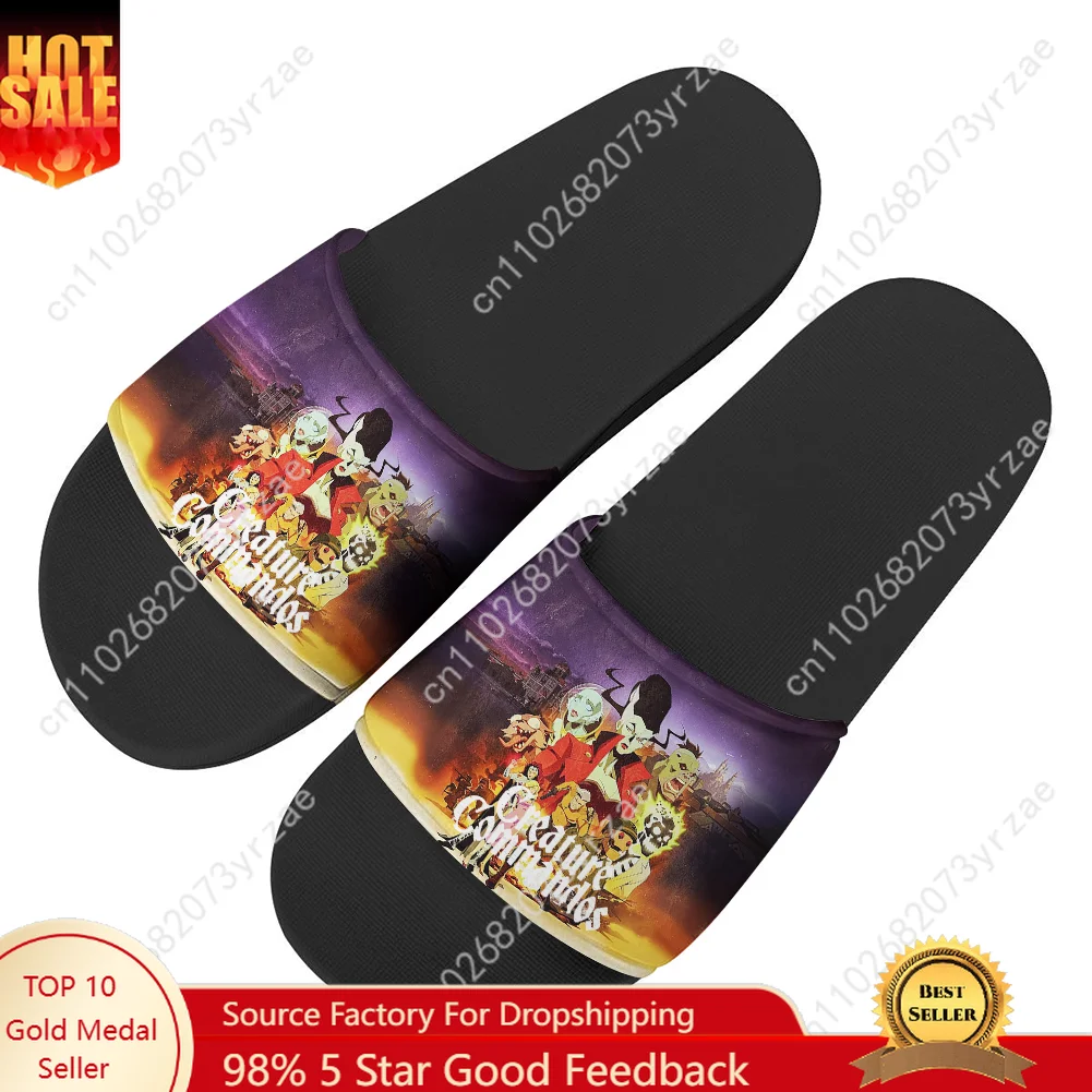 

Creature Commandos Flip Flops Home Slippers Mens Womens Teenager Family Slippers Bathroom Pool Casual Sandals Custom Made Shoes