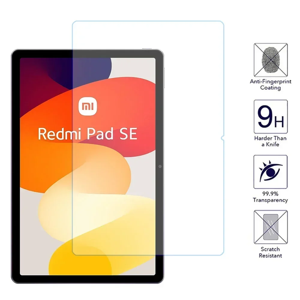 

Закаленное стекло для Xiaomi Redmi Pad SE 11 дюймов 2023 Защитная пленка для Redmi Pad SE Защитная пленка для экрана планшета