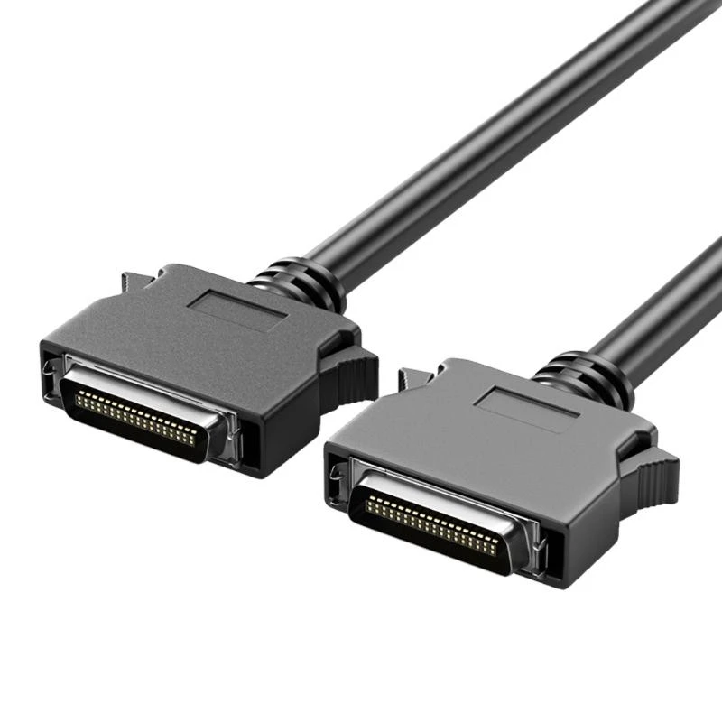 SCSI CN14/20/26/30/50 MDR Kabel jantan ke pria untuk array penyimpanan data dan penggunaan industri 1,5m