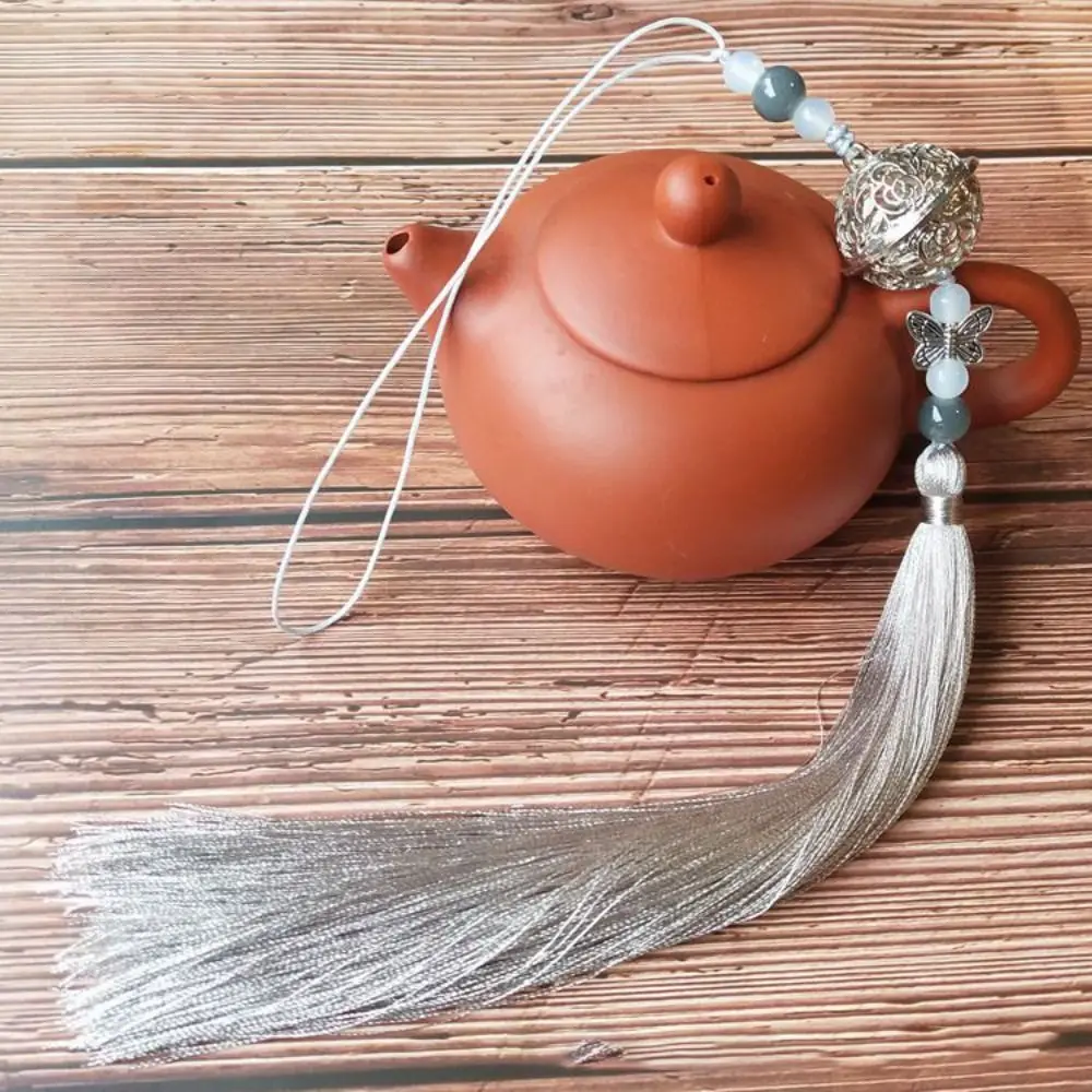 

Cosplay Prop Mo Dao Zu Shi Anime Keychain Wei Wuxian 15cm Tassel Pendant Chen Qing Ling Bag Pendant Waist Tassel Bells Ornament