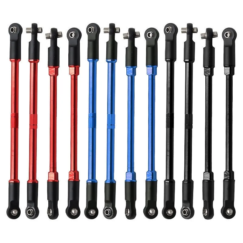 TRXS E-Maxx/T-Maxx RC カーアクセサリー用 - パフォーマンスを向上させるためのフロントおよびリアプルロッドアップグレードキット