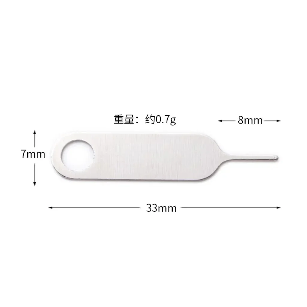 نوعية جيدة الفولاذ المقاوم للصدأ مفتاح دبوس بطاقة Sim صينية دبوس إخراج إزالة للهواتف الذكية #3