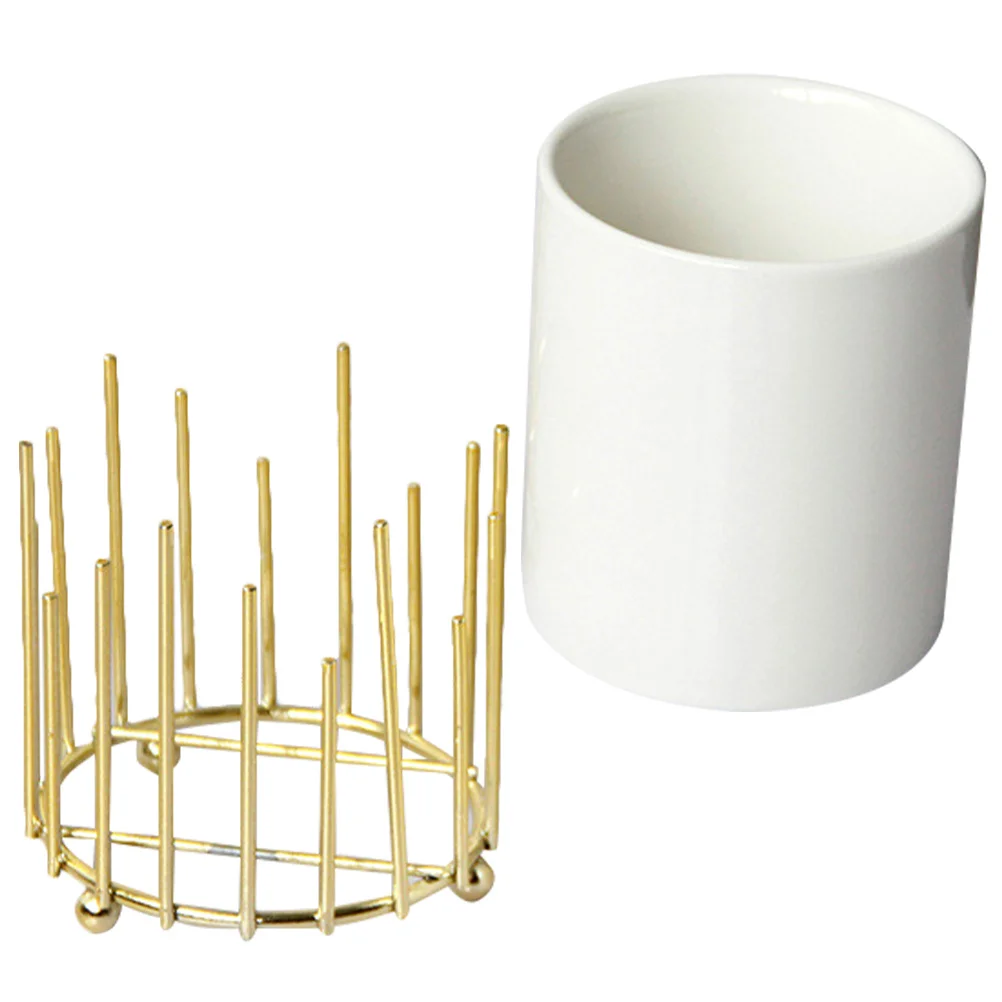 

Ceramic Chopstick Holder Kitchen Utensil Storage Organizer for Spoons Forks Knives Desktop Cutlery Stand Display Box