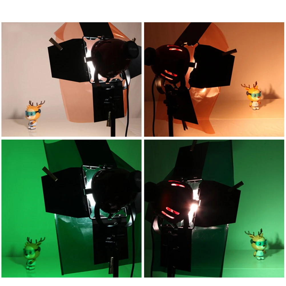 

5 PCS Filter Paper Photo Studio Accessory Light Color Temperature Accessories Red Headlamp Filtering