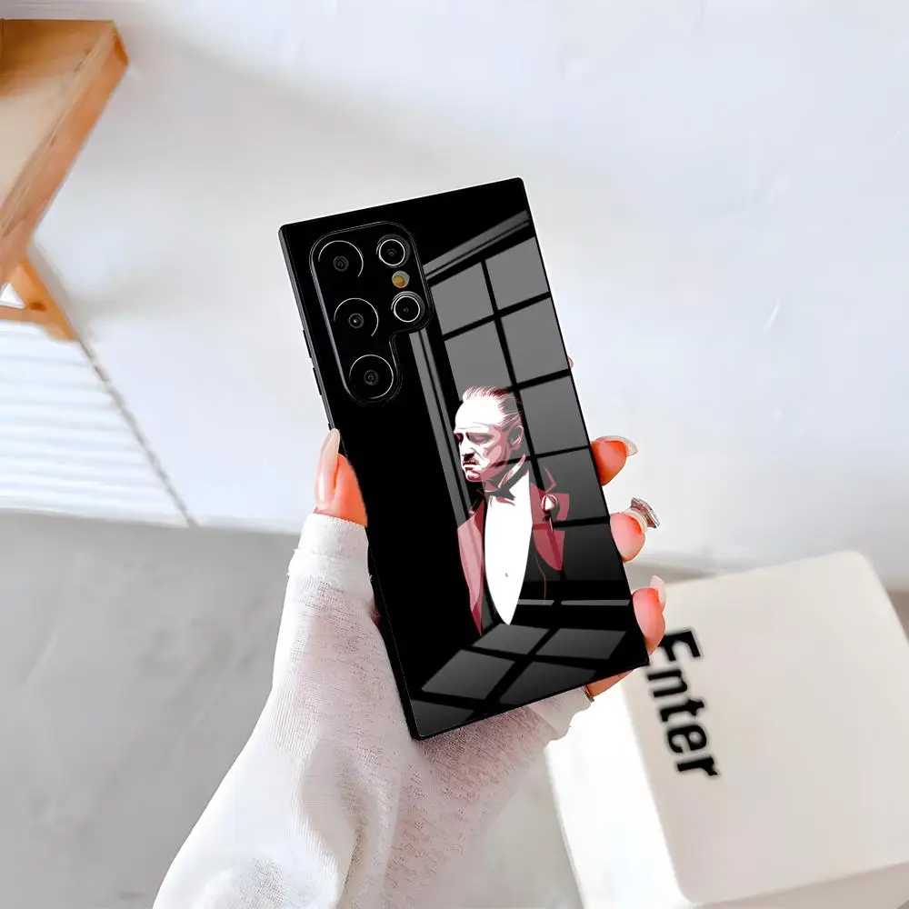 Classic Movie The Godfather Phone Case For Samsung A57 A37 A33 5G A54 A36 A35 A56 A52 A17 Shockproof Glass Cover