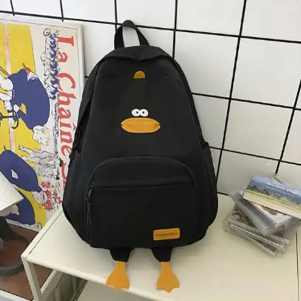 New Cartoon Duck Backpack Designer Cute Travel Bag Female College Student Versatile Korean Edition Girls\' School Bag