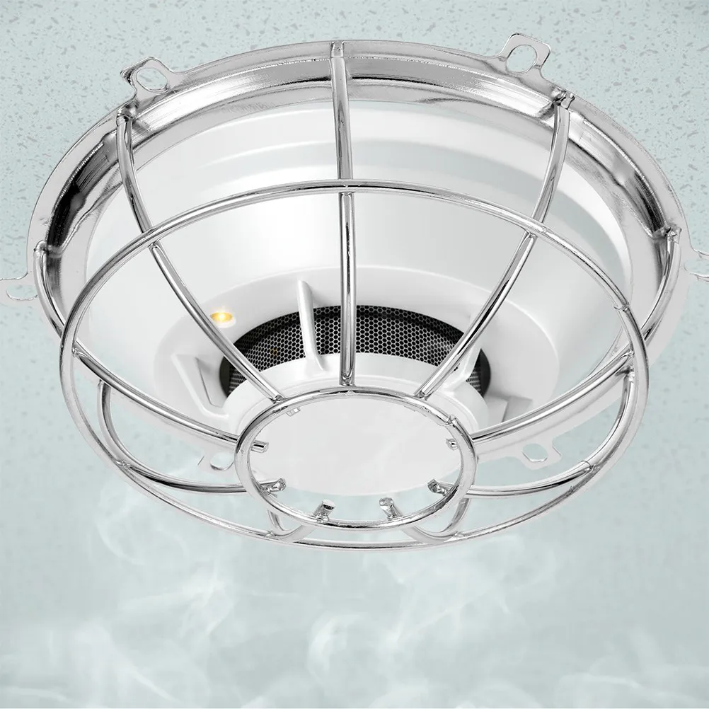 

2Pcs Sprinkler Cage Iron Fire Sprinkler Protector Cover for Uninterrupted Motion Range Smoke Cover Stylish
