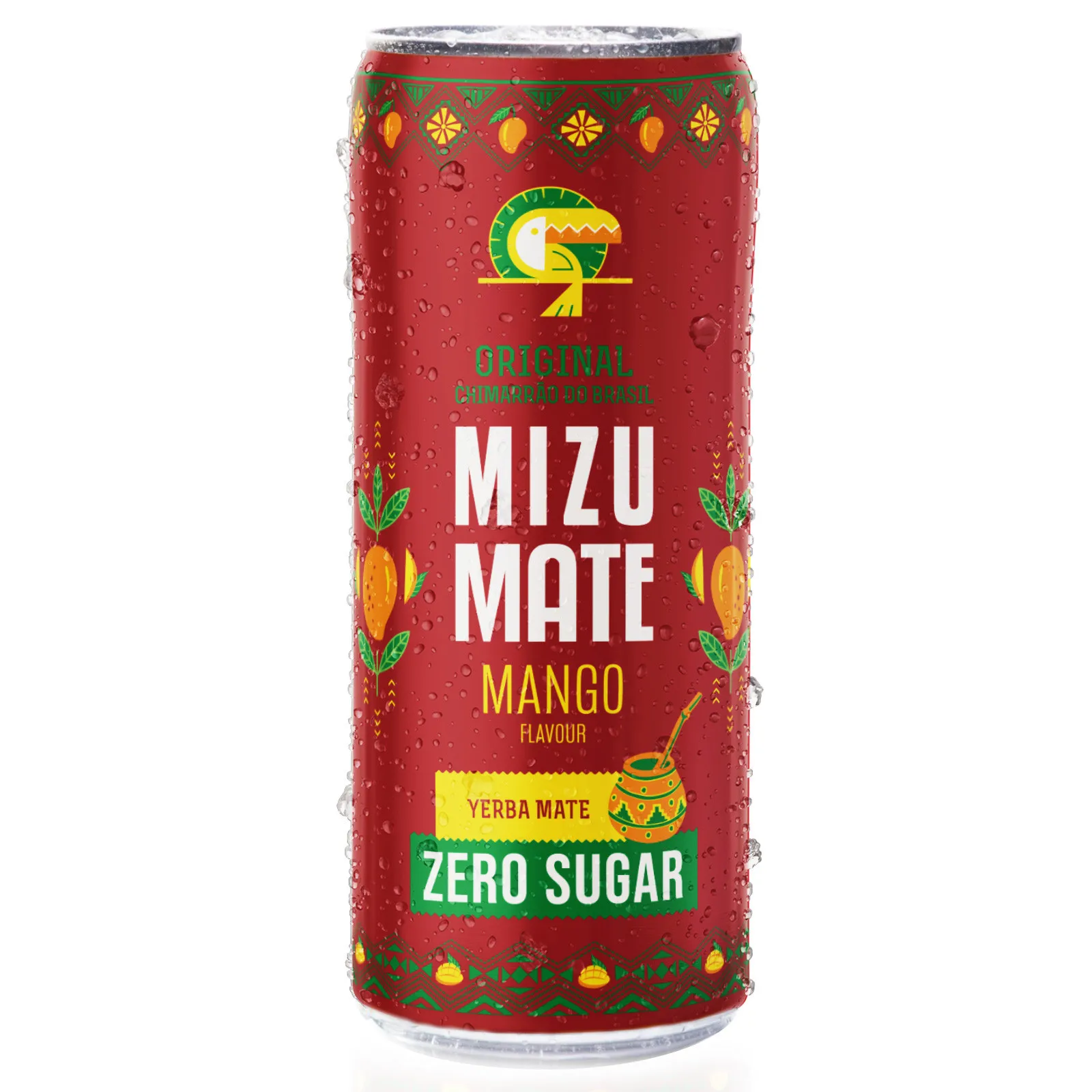 Vitamin Izu Mizu Yerba Mate Mango Null kohlensäure haltiges Getränk 330 ml