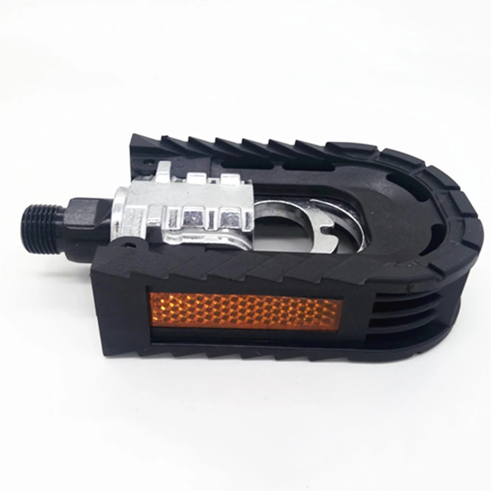 

1 Pair Foldable Aluminum Alloy Pedals Mountain Bike Pedals for Mountain Cycling Road Bicycles (Black)