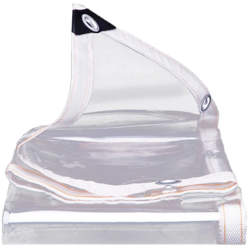 0.35mm 99.99% Transparent Waterproof PVC Tarpaulin Cover For Garden Canopies Awnings Clear Canvas Windows And Rainproof Covers