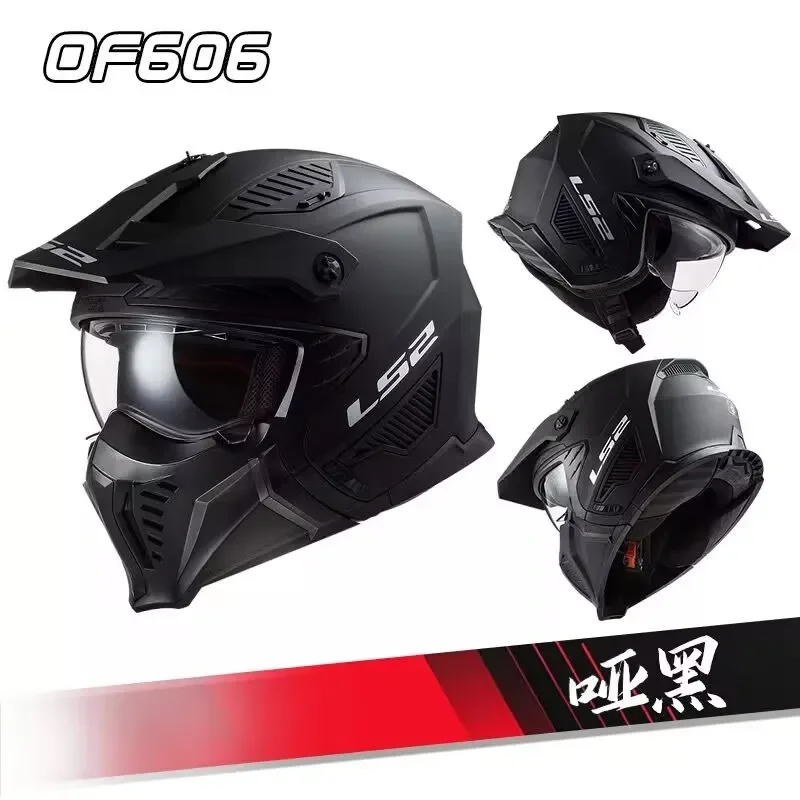

Original LS2 OF606 Motorcycle Helmet Ls2 STORM Full Face Helmet Kaciga Casco Moto Capacete with Fog-free System
