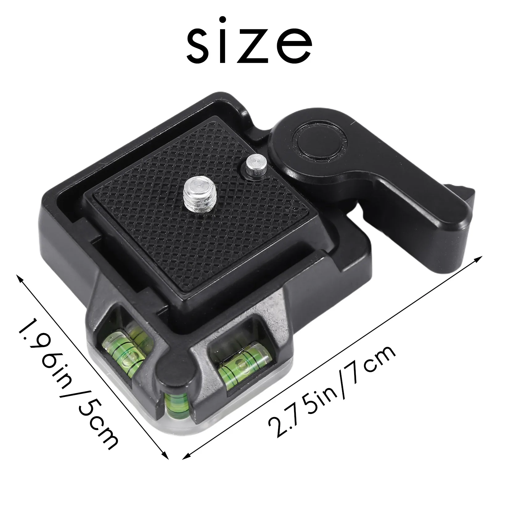Quick Release Plate Platform Mount Base Camcorder Tripod Monopod Ball Head for DSLR Camera QR40 1/4,3/8 Screw