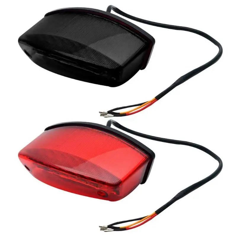 

Waterproof Motorcycle License Plate Lamp Rear Tail Light Replacement 12V Mini LED Light Lamp Easy to Install Dropship