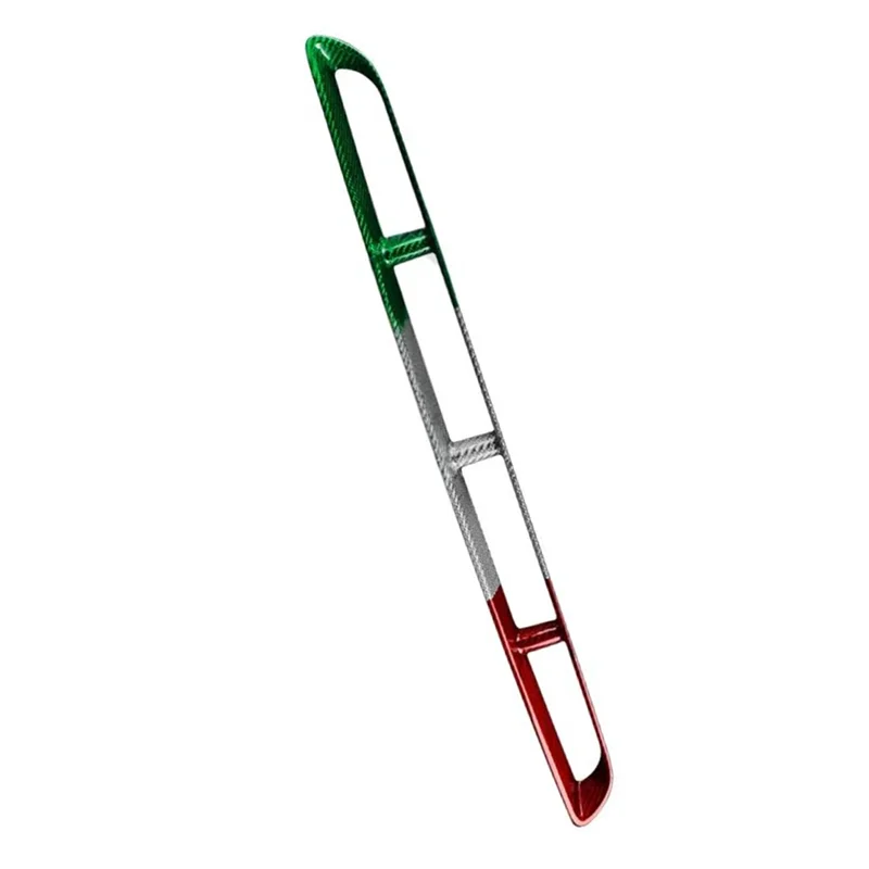 ملصق مبتكر من ألياف الكربون الصلبة الحقيقية للسيارة مصبغة أمامية مركزية لـ Abarth 595 2017 خلال 2024