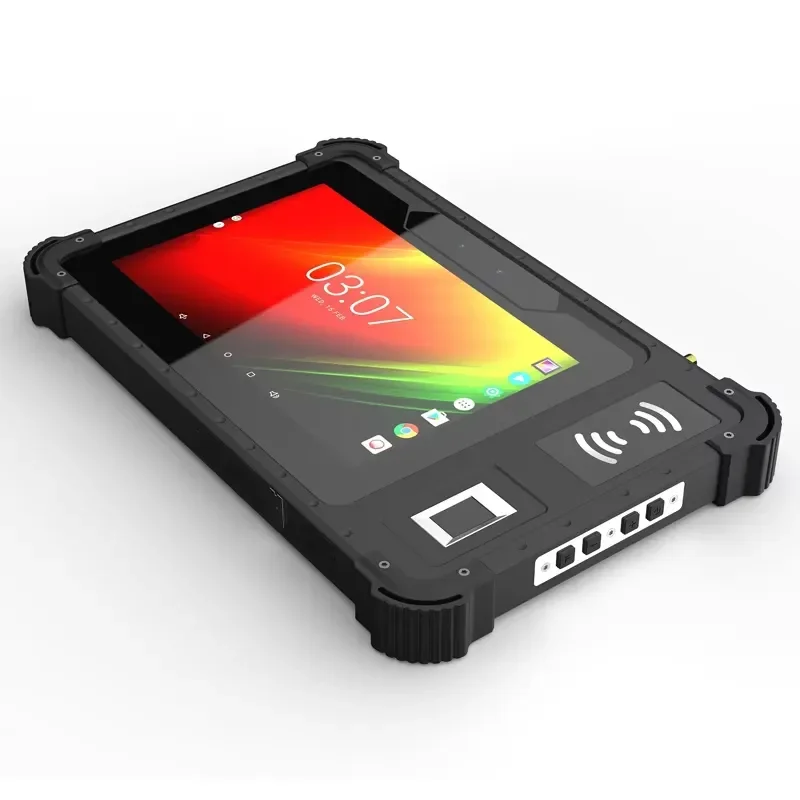 8 Inch Rugged Industrial Tablet PC Android 11 Octa Core 4GB RAM 64GB ROM NFC WiFi 4G Capacitive Touchscreen
