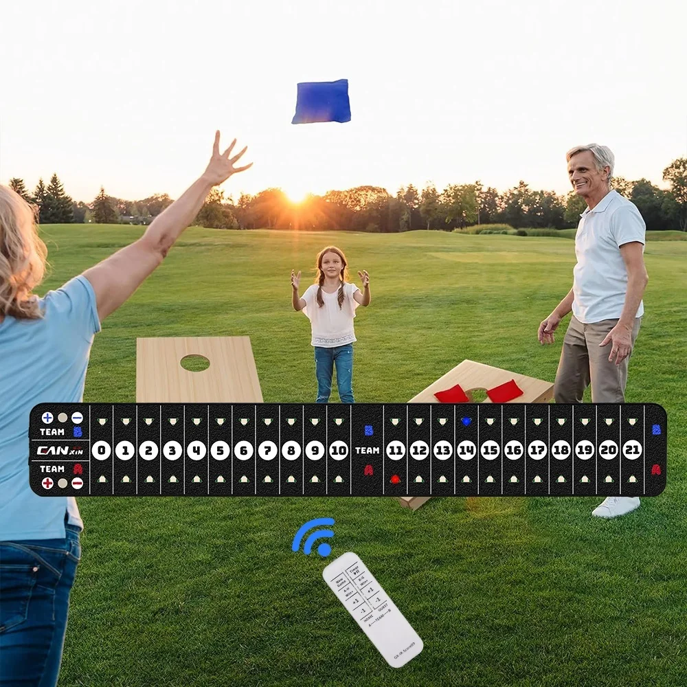 Lightweight Acrylic Material Family Parent-child Throwing Sandbags Game Scoring Record Electronic Digital Scoreboard With Remote