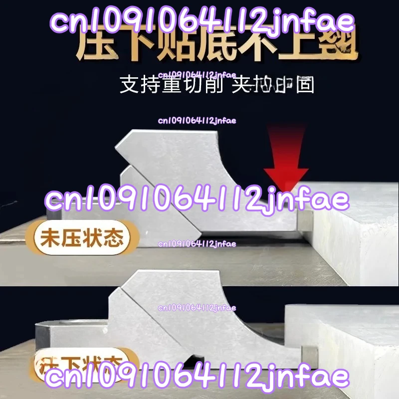 

Однонаправленный сверхмощный зажим для жабы, обработка пресс-форм с ЧПУ, боковой фиксированный многопозиционный прецизионный визуальный приспособление с защитой от деформации