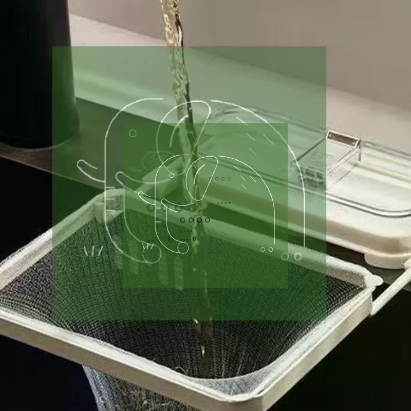 

Hanging Net Filter Bag Multi-Purpose Triangle Drainage Rack Drain Basket Kitchen Sink Filter Leftovers Soup Food Drainer