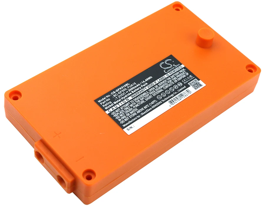 Replacement Battery for Gross Funk  Crane Remote Control, GF500 100-001-885, BC-GF500, FUA15, FUA50 7.2V/mA