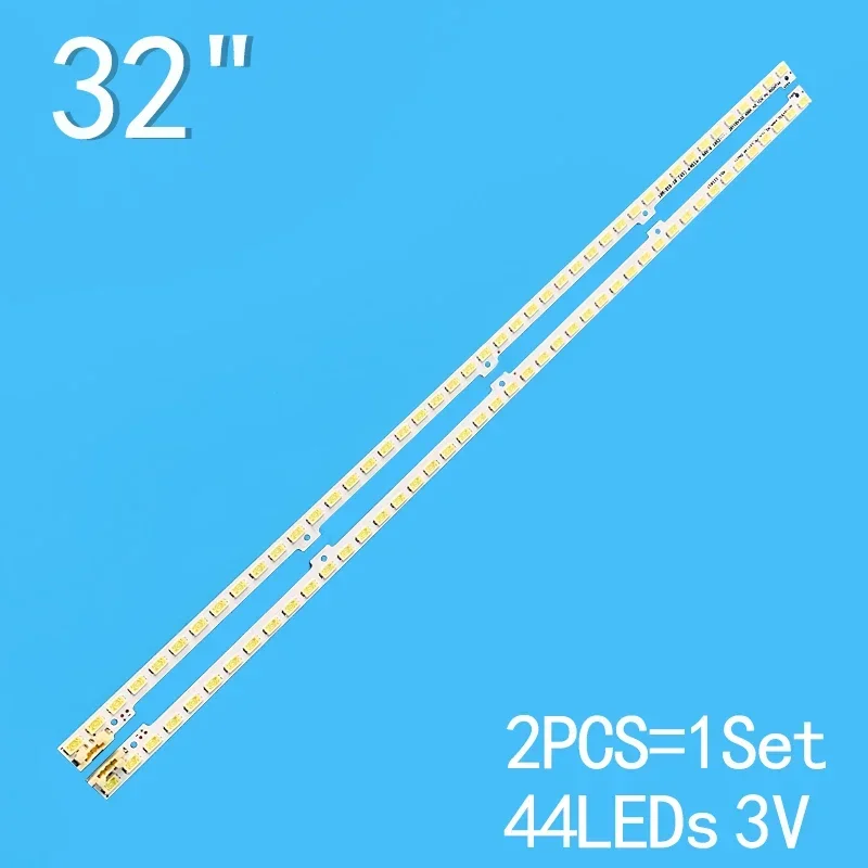 

2PCS New TV Lamps LED Backlight Strips For Samsung UE32D5000PW HD TV Bars 2011SVS32_456K_H1_1CH_PV_LEFT44 Kit LED Bands Rulers