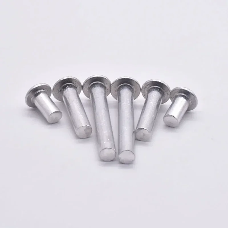 

cwlQdbxp 40pcs M2.5 rivets half round head rivet solid preservative nail percussion durable riveting nails aluminum rivets