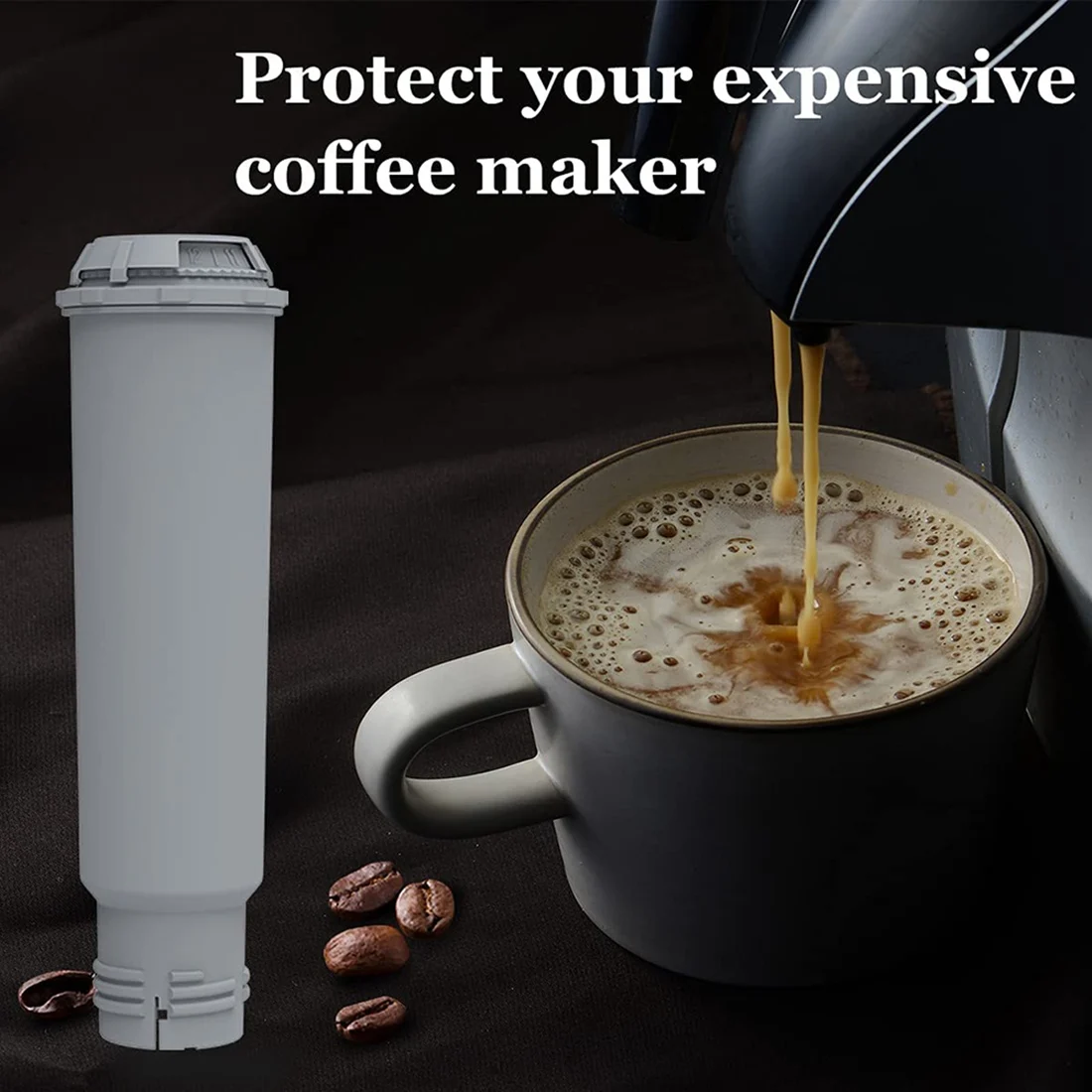 Espresso Machine Filtro De Água, F088 Aqua Filter System, 8 pcs