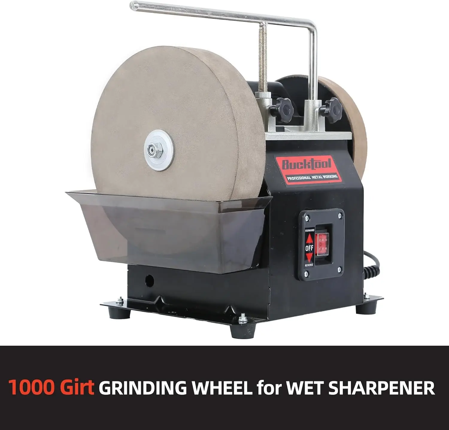 10 Inch Nat Slijpsysteem Met Variabele Snelheid Met 1000 Grit-Slijpschijf
