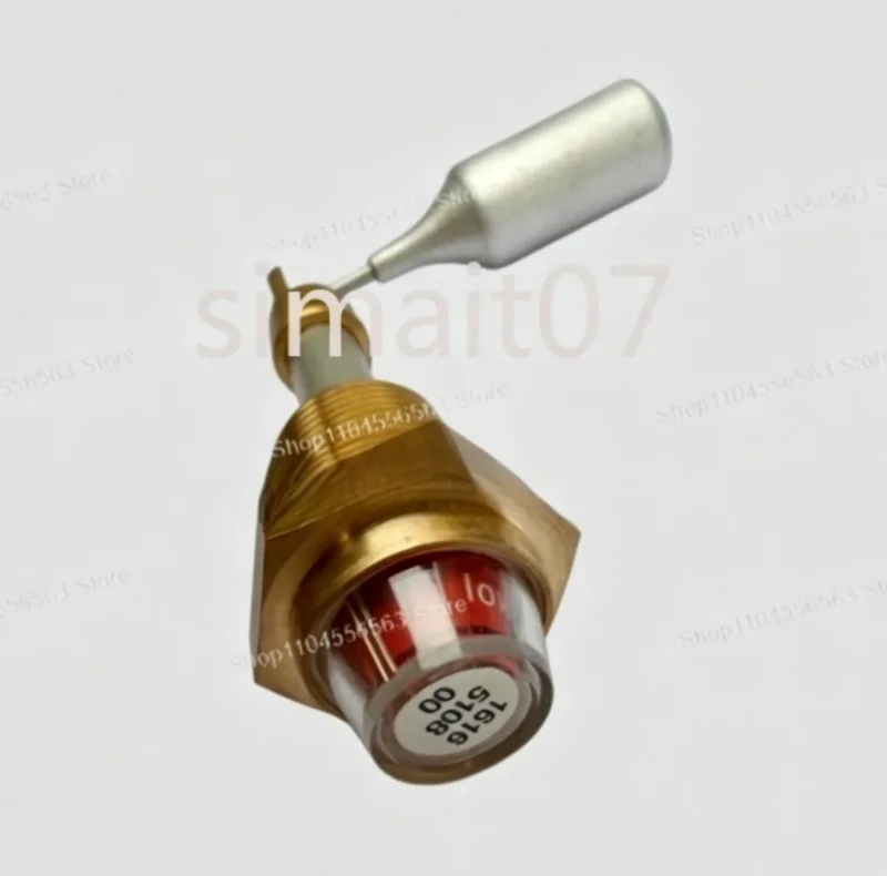 

Screw Air Compressor Oil Level Gauge 1616510800: Oil Mirror Sight Glass, 6 Minute Thread