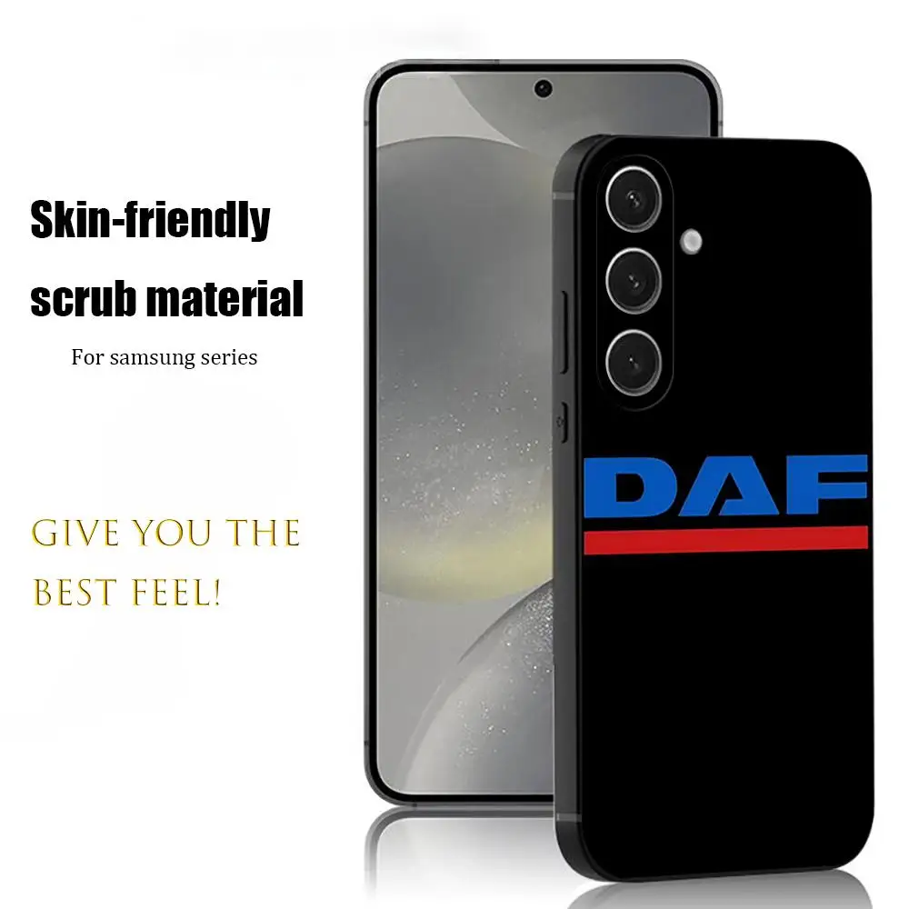 Truck D-Daf Brand LOOG Cool Phone Case For Samsung Galaxy S25 S24 S23 S22 S21 S20 Plus Ultra Note20 Soft Black