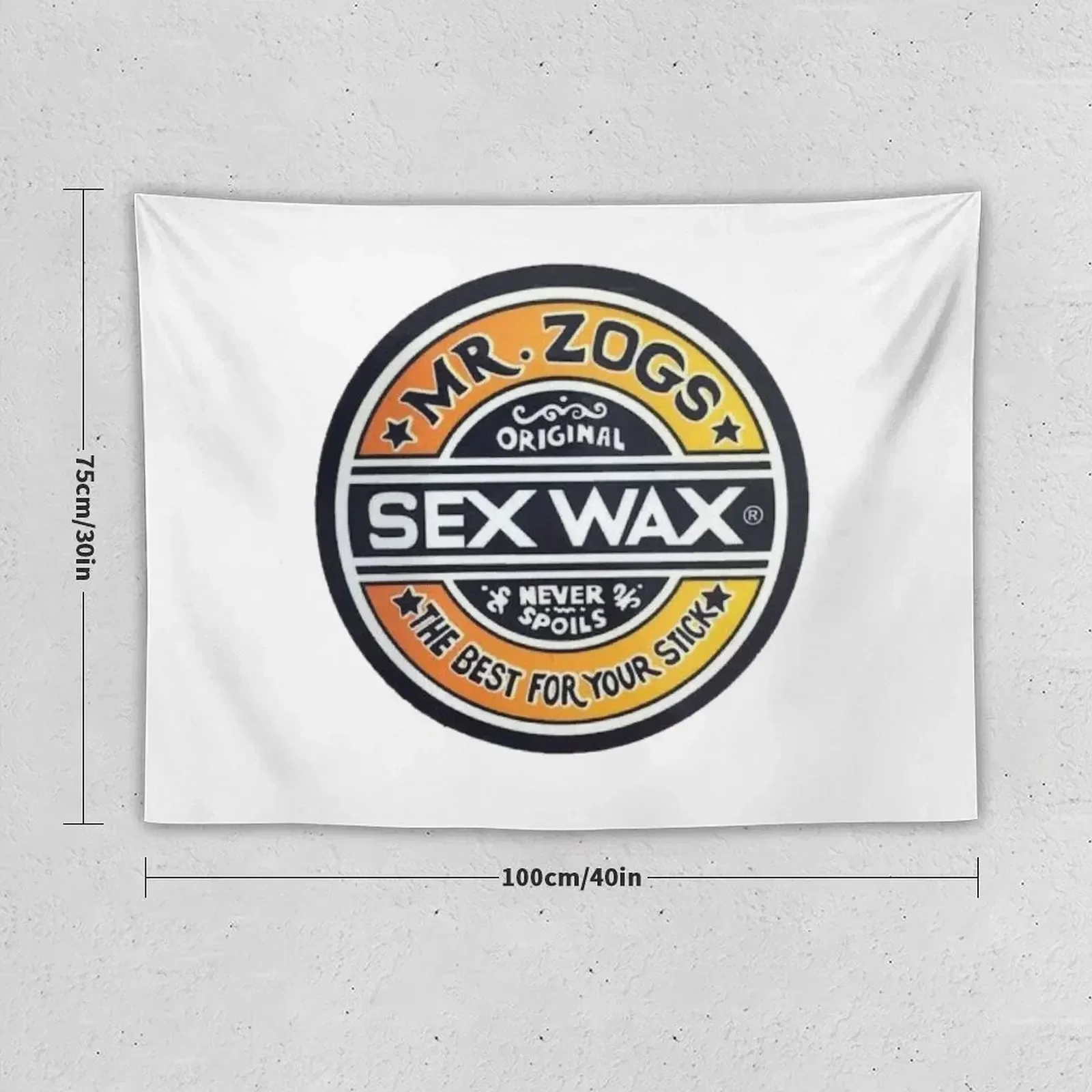 Mr Zogs Sex wax Tapestry Tapete For The Wall Custom Wall Decor Tapestry