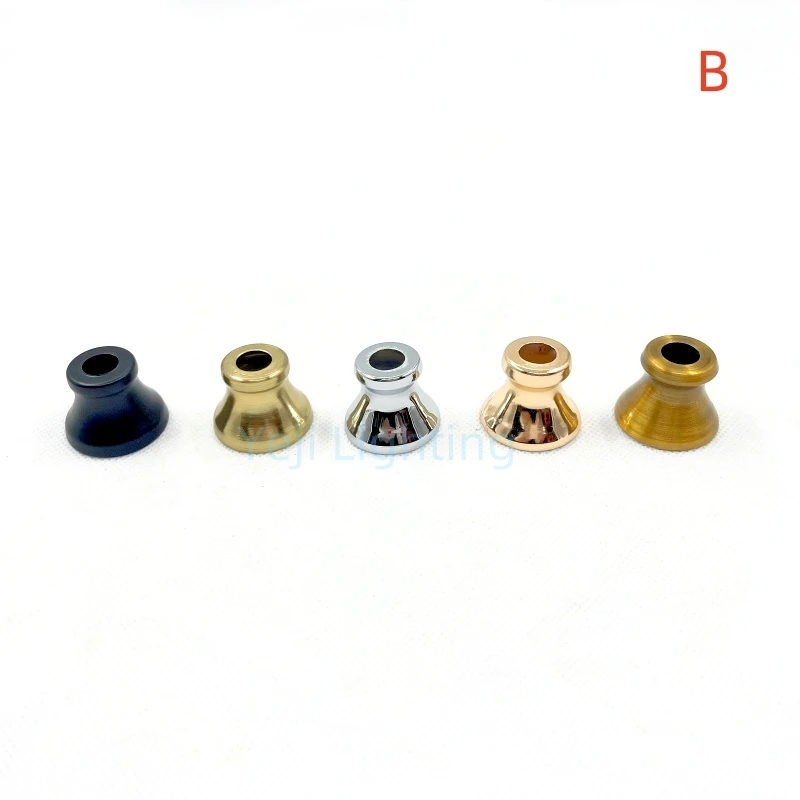 Hardware Desk Lamp Decorative Cover Wall Lamp Bell Cover Decoration Small Cover Pendant Lamp Horn Shaped Cover Iron Lamp Base