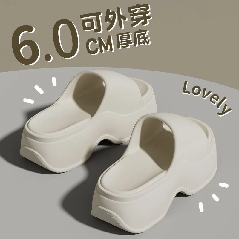 

Women Platform Slippers Women's Sandals Summer Fashion 2025 Ladies Shoes Style Increase 6cm Sandals for Women Casual Beach Shoes